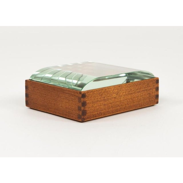 Mid-Century Box in Wood and Glass by Pietro Chiesa, Italy, 1950s For Sale - Image 12 of 16