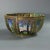 Wedgwood Fairyland lustre octagonal bowl decorated in Dana, 'castle on a road' design, on a mother of pearl ground to the...
