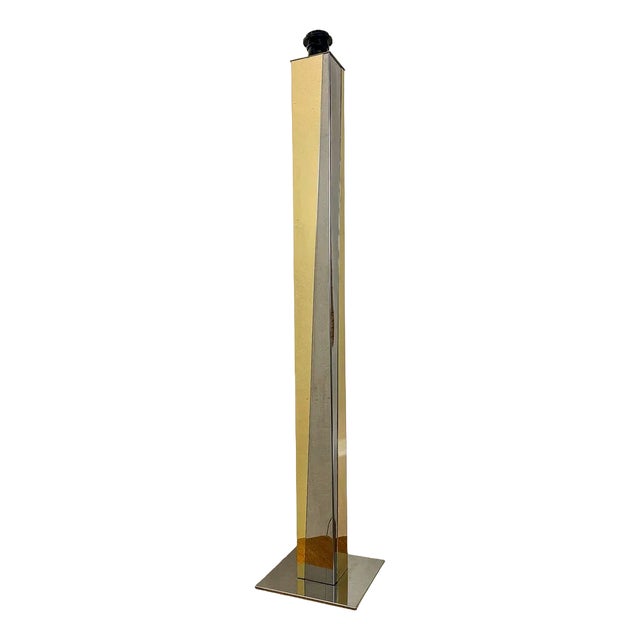Mid-Century Cityscape Floor Lamp attributed to Paul Evans, 1970s For Sale