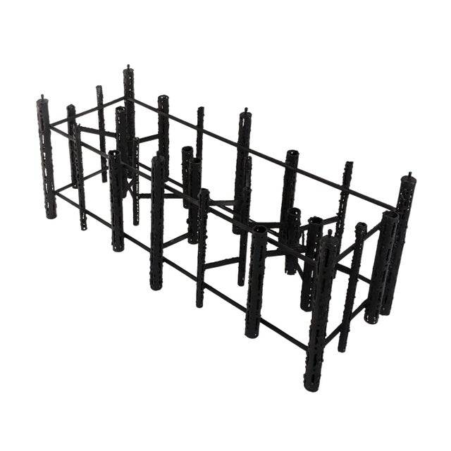 Metal Masciarelli Coffe Table Black Midcentury For Sale - Image 7 of 13