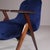 Set of Vintage Blue Velvet Chairs For Sale - Image 11 of 15