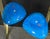 Mid Century Italian Blue Dyed Alabaster Ashtrays Catchalls Made in Italy - A Pair For Sale In Providence - Image 6 of 7