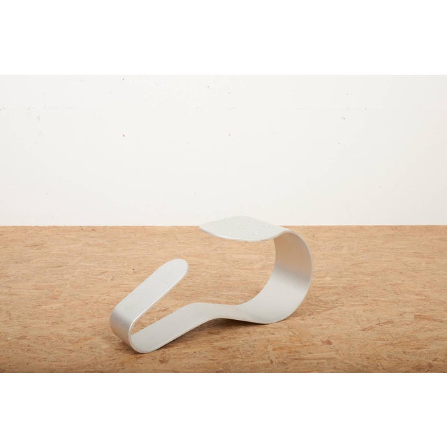 Bata Stool in Bent Aluminum with Perforated Seat by Roger Tallon, in Good conditions. Designed 1970 to 1979 I have...