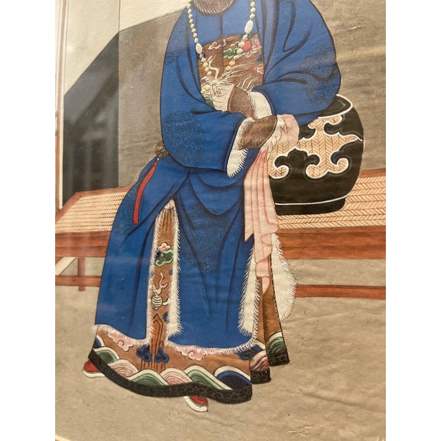 Portrait of a 18th Century Qing Court Lady For Sale - Image 4 of 8