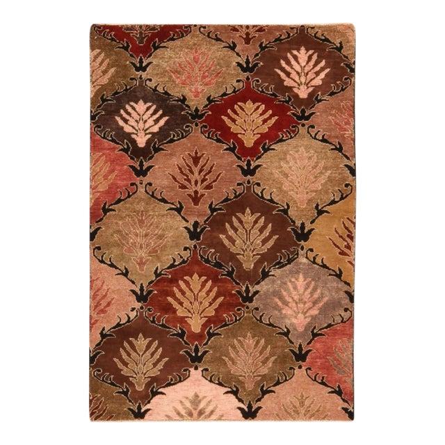 Contemporary Khotan Rug 3'4'' x 4'11'' For Sale