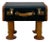 Vintage Leather Walking Suitcase Side Table With Legs Eclectic Accent, Rare For Sale