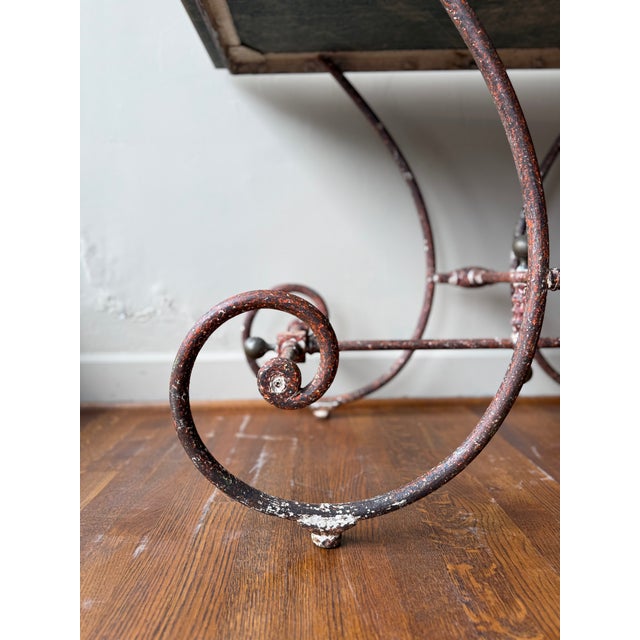 Gray 18th Century French Butcher Table For Sale - Image 8 of 8