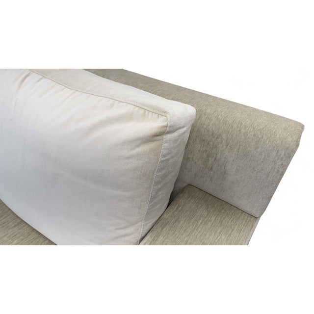 Wood Holly Hunt 108" Waterloo Sofa For Sale - Image 7 of 9