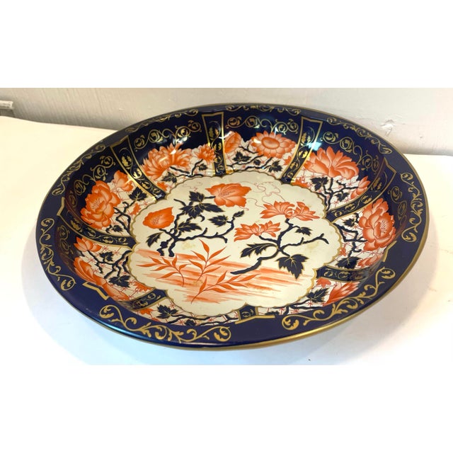 Vintage Asian Tin Tray Bowl For Sale - Image 4 of 7