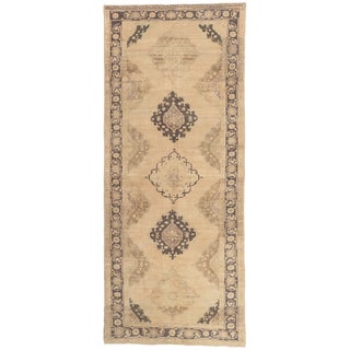 Vintage Turkish Oushak Rug, 05'00 X 12'00 For Sale
