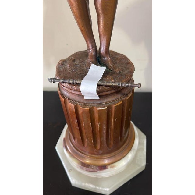 20th Century Model Sculpture in Bronze by Albert-Ernest Carrier-Belleuse, 1800s) For Sale - Image 6 of 7