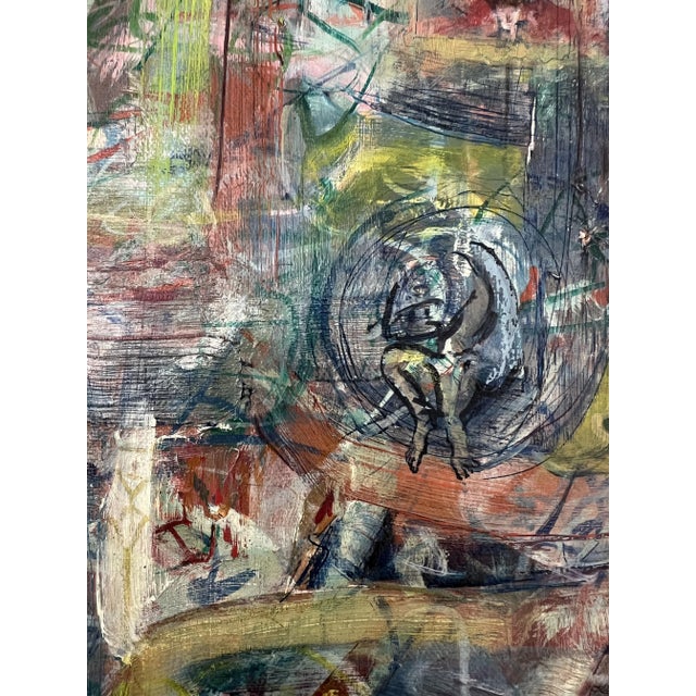 Pierre Henry, Souvenirs d'enfancre, Oil on canvas For Sale - Image 7 of 11