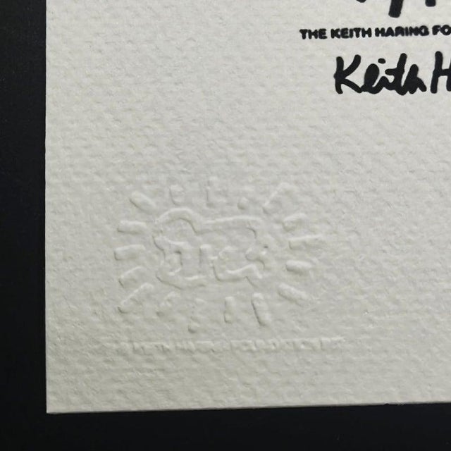 Keith Haring, Figurative Composition, Limited Edition Lithograph, 1990s For Sale - Image 6 of 9