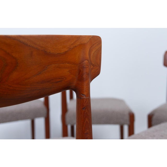 Danish Modern Teak Dining Chairs by Knud Færch for Slagelse, 1960s, Set of 6 For Sale - Image 17 of 18