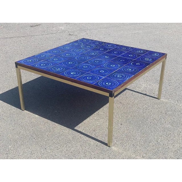 Mid-Century Modern Danish Ceramic Table, 1973 For Sale - Image 12 of 13