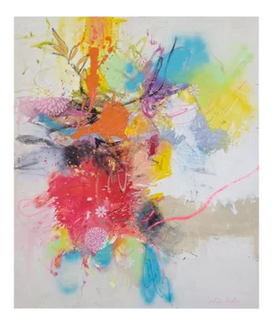 Carolina Alotus "Corona Flowers", Painting