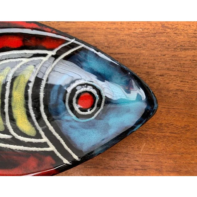 Mid-Century German Ceramic Fish Bowl, 1960s For Sale - Image 6 of 11