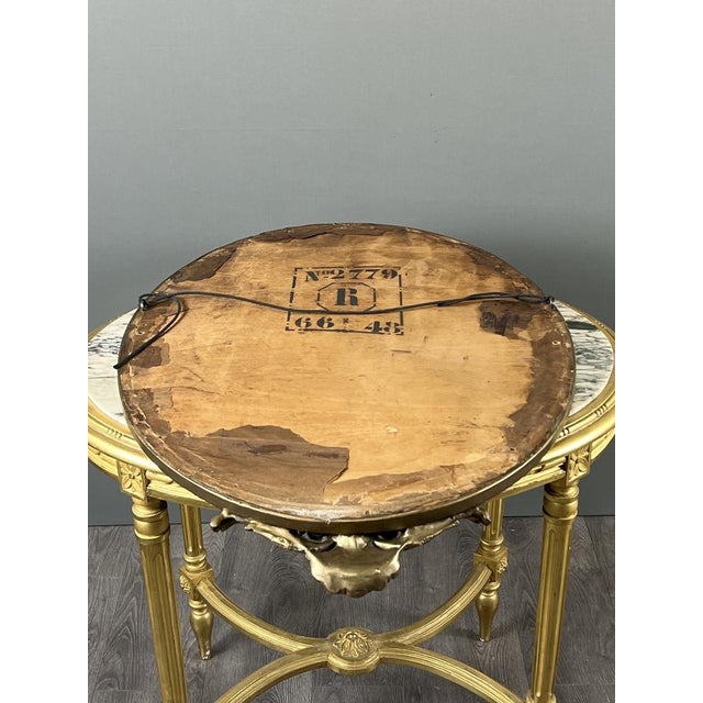 19th Century Louis XV Oval Giltwood Mirror For Sale - Image 6 of 13