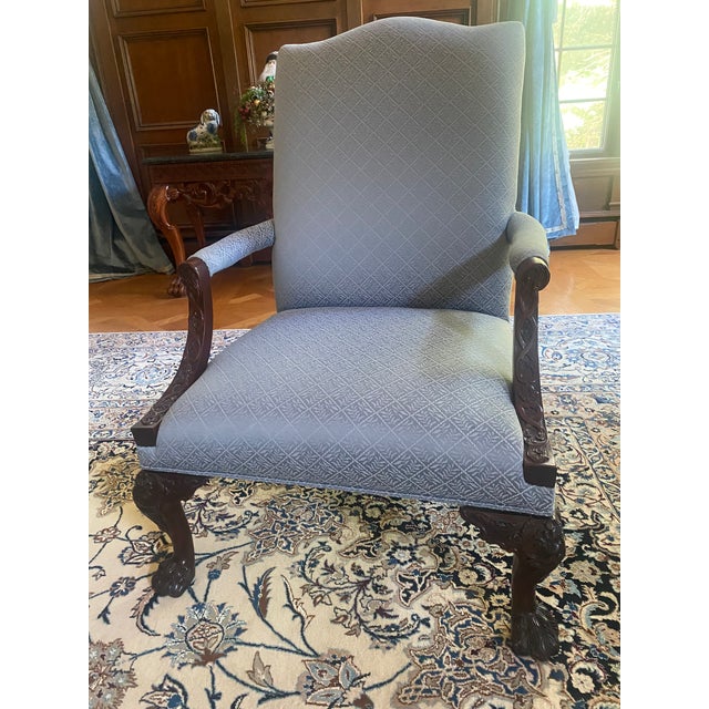 Henredon Historic Natchez Collection Club Chair For Sale In New York - Image 6 of 6
