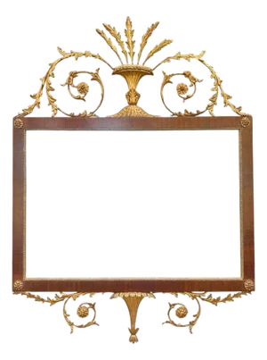 Italian Baroque Style Carved and Gilt Mirror, 1920s