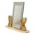 Large Art Deco Onyx Marble Photo Picture Frame with Mirrored Border, 1930s For Sale - Image 13 of 18