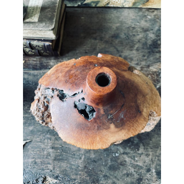 Artist Berglund Signed Burled Wood Vase For Sale In Chicago - Image 6 of 12