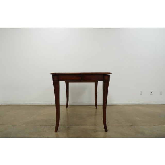 Vintage Queen Anne Extendable Dining Table For Sale In Austin - Image 6 of 15
