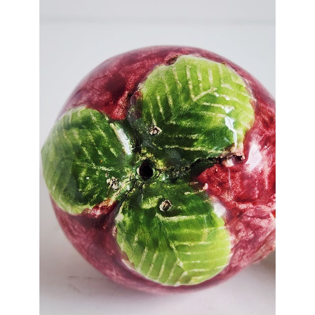 Vintage Arte Italica Ceramic Decorative Fruits-Set of 2 For Sale - Image 12 of 12