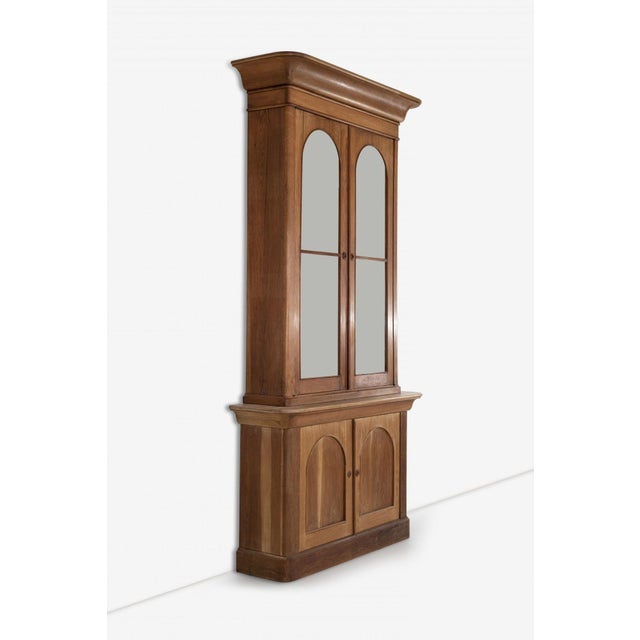 Wood 1970s John Dickinson Attributed Monumental Cabinet for the Historic Firehouse, San Francisco For Sale - Image 7 of 12