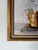 White 1981 Donna Kasten Still Life Daisies & Brass Pitcher Oil on Canvas Painting, Framed For Sale - Image 8 of 12