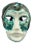 Art Deco Ceramic Mask by Olga Modigliani, Rome, Italy, 1920s For Sale