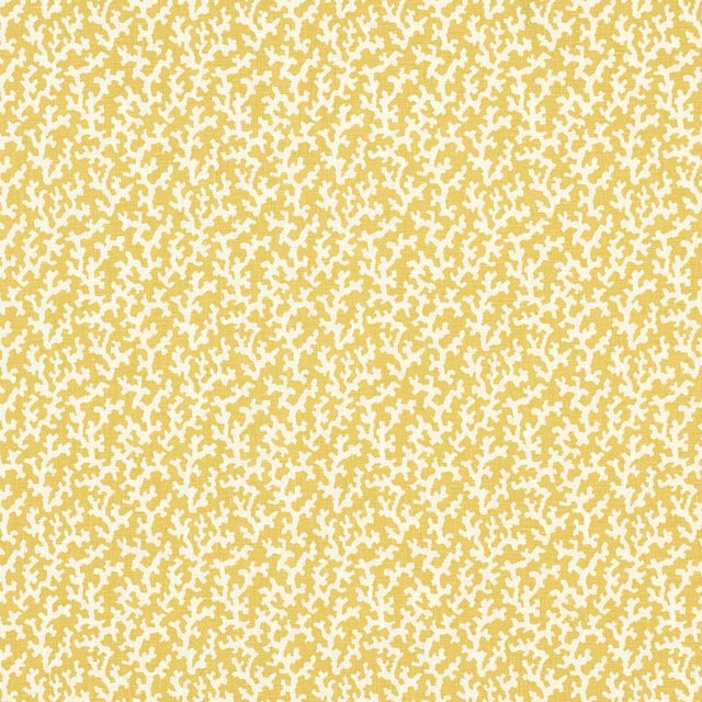Nautical SAMPLE - Schumacher x Veere Greeney Folly Fabric In Mimosa For Sale - Image 3 of 3