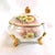 White 1960s Hand Painted and Signed Vanity Tray and Covered Vanity Jar For Sale - Image 8 of 14