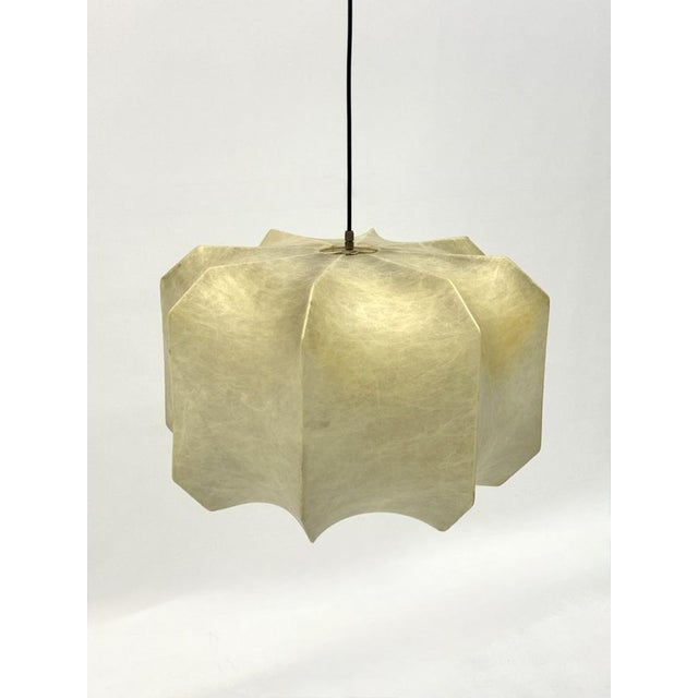 Cocoon Pendant Lamp attributed to Achille & Pier Giacomo Castiglioni, 1960s For Sale - Image 10 of 13