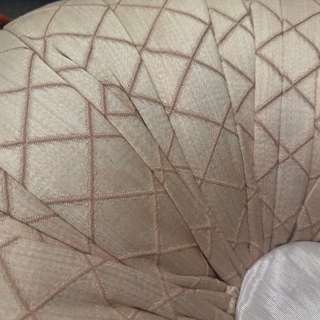 Contemporary MacKenzie-Childs Whimsical Tufted Silk & Cotton Tuffet Ottoman For Sale - Image 11 of 11