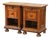 Pair of 19th Century Italian Renaissance Revival Walnut Nightstands For Sale