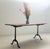 Vintage Dining Table with Cast Iron Frame and Wood Top, 1930s For Sale - Image 4 of 14