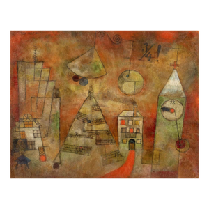 Paul Klee Fateful Hour at Quarter Past LTD Edition Giclee