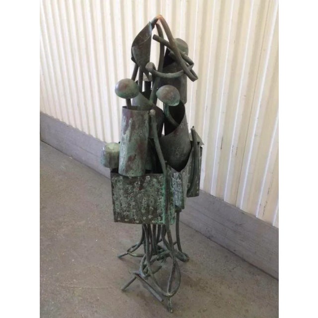 Abstract 1960s Abstract Brutalist Copper Sculpture in the Style of Harry Bertoia For Sale - Image 3 of 7