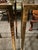 Metal Midcentury Modern Tall Aged Brass & Smokey Glass End Tables or Stands -a Pair For Sale - Image 7 of 11
