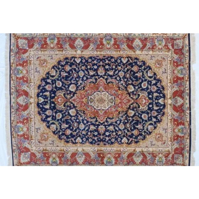 1980s Royal Tabriz Rug, 5'2" X 6'7" For Sale - Image 4 of 11