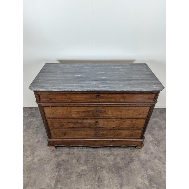 Restoration Period Chest of Drawers in Mahogany For Sale - Image 3 of 13