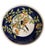 2000 - 2009 Vintage Hand-Painted Ceramic Fruit & Songbird Large Serving Bowl For Sale - Image 5 of 12