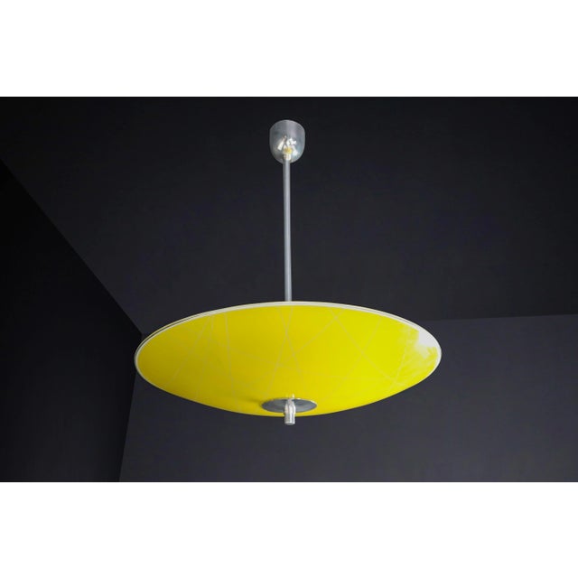 Mid-Century Glass Pendant Lamp Brussels World Expo 1958, 1960s For Sale - Image 9 of 9