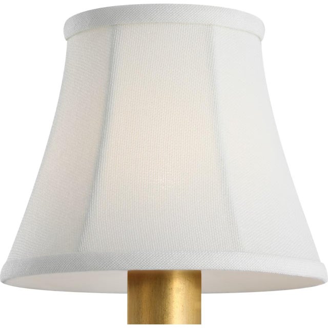 Traditional Visual Comfort Signature 5" Linen Bell Empire Shade For Sale - Image 3 of 3