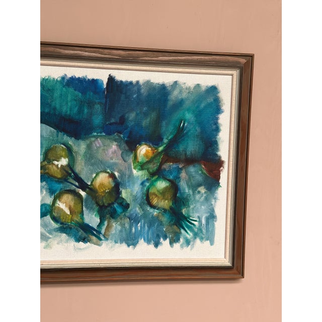 Bergengren, Abstract Composition, 1970, Oil on Canvas, Framed For Sale - Image 10 of 18