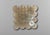 Wall lamp with iridescent Murano glass discs from Mazzega Murano, Italy, 1960. The wall lamp rests on a nickel-plated...