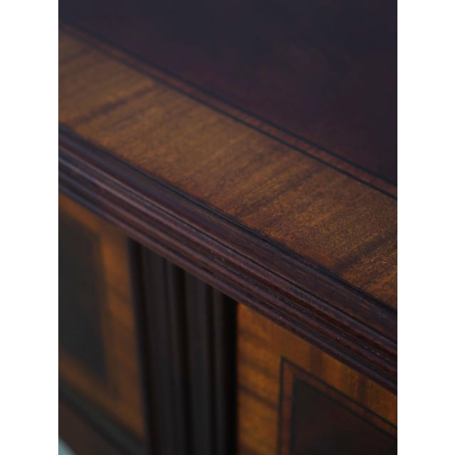 Craftique Mahogany Inlaid Bowfront Sideboard For Sale - Image 13 of 18