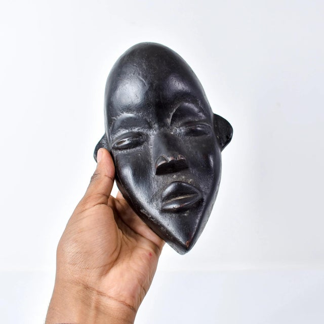 Early 20th Century Dan Deangle Mask on Custom Stand For Sale - Image 12 of 12