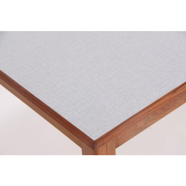 Danish Dining Table in Stained Wood, 1960s For Sale - Image 6 of 10